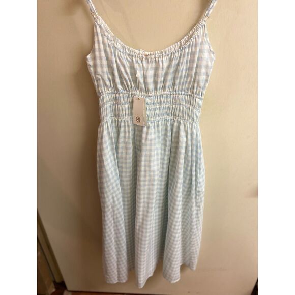 NWT Tory Burch Gingham Midi Beach Dress - Picture 9 of 13